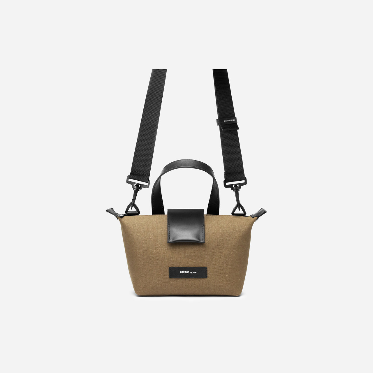 OUTLET - HAND TO CROSS MINI BAG . BROWN