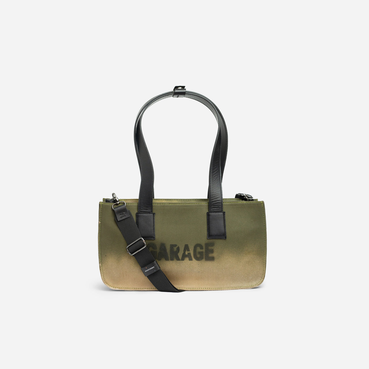 RUSTED HAND TOTE BAG . KHAKI