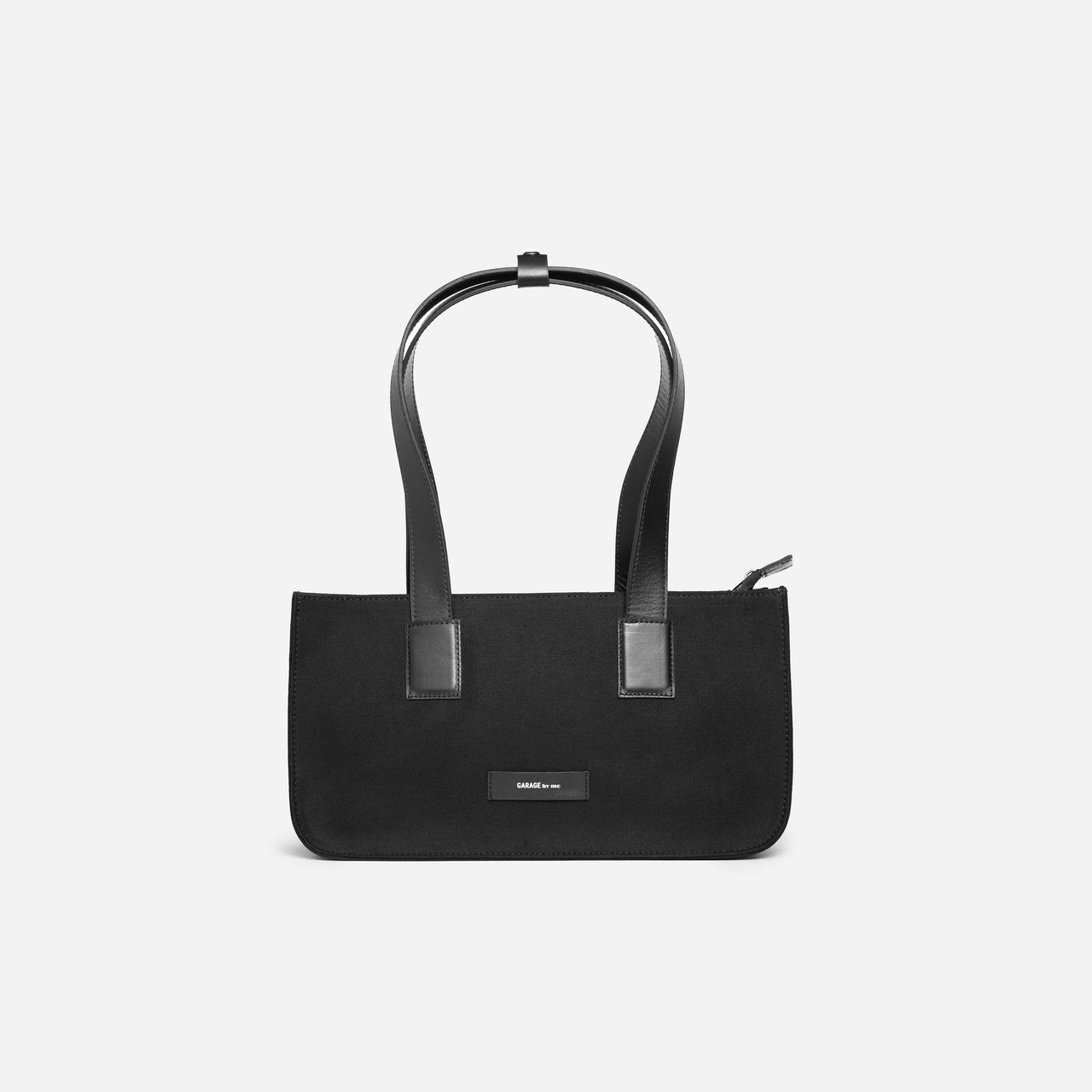 THE HAND TOTE BAG . BLACK