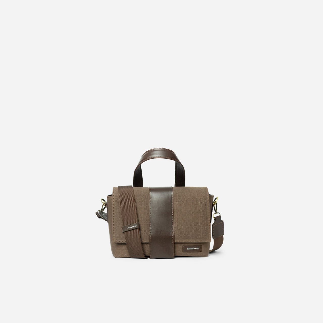 OUTLET - UNISEX CROSSBODY BAG . BROWN