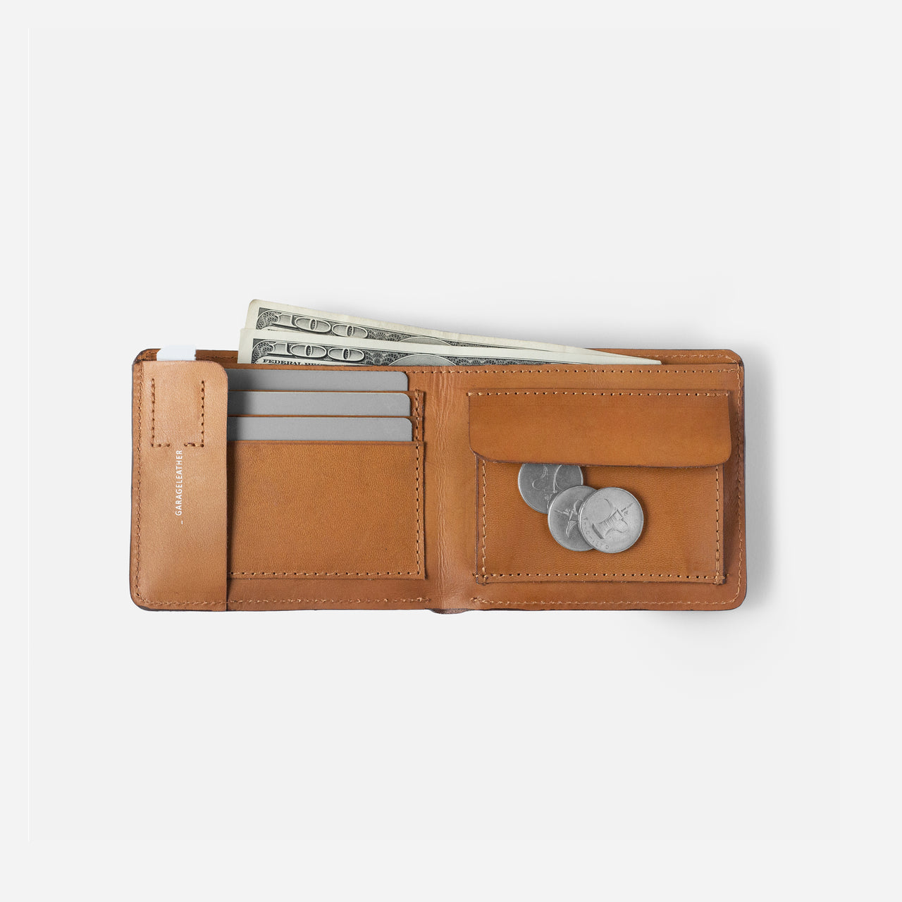 OUTLET - CLASSIC FOLD WALLET . NATURAL