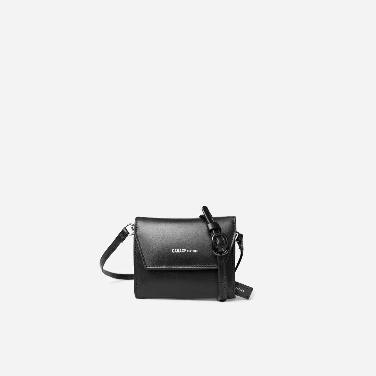 CROSSBODY WALLET . BLACK