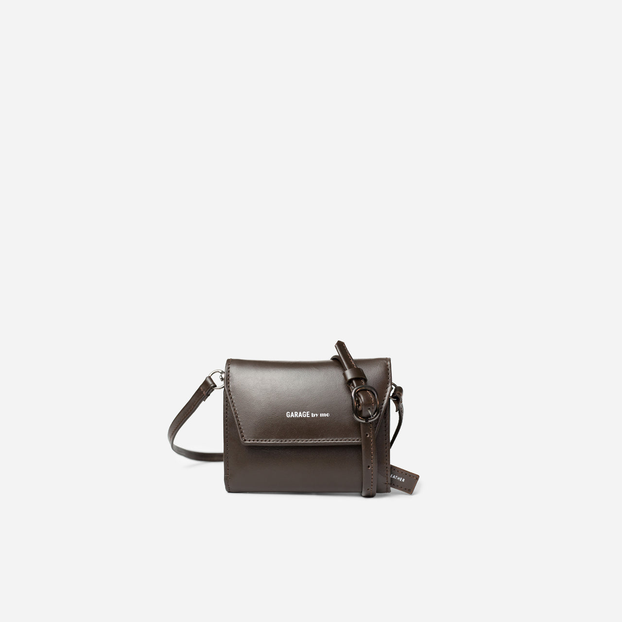 CROSSBODY WALLET . BROWN