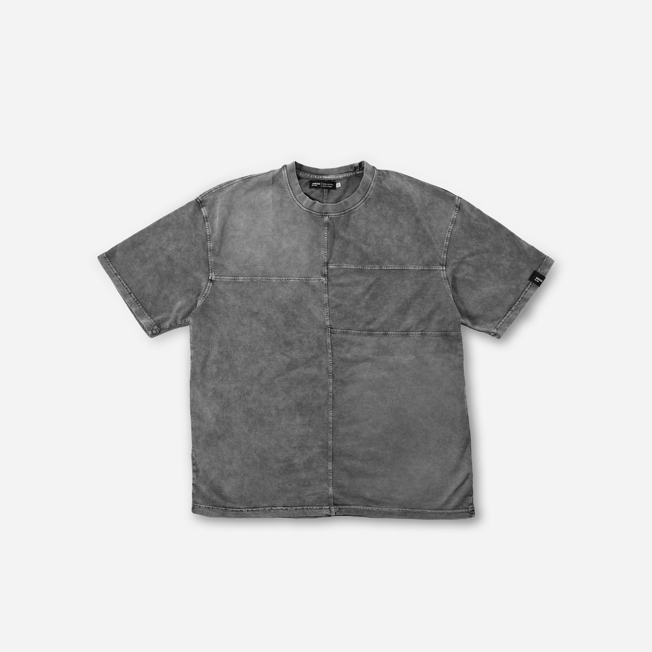 DIRTY LINED T-SHIRT . GRAY