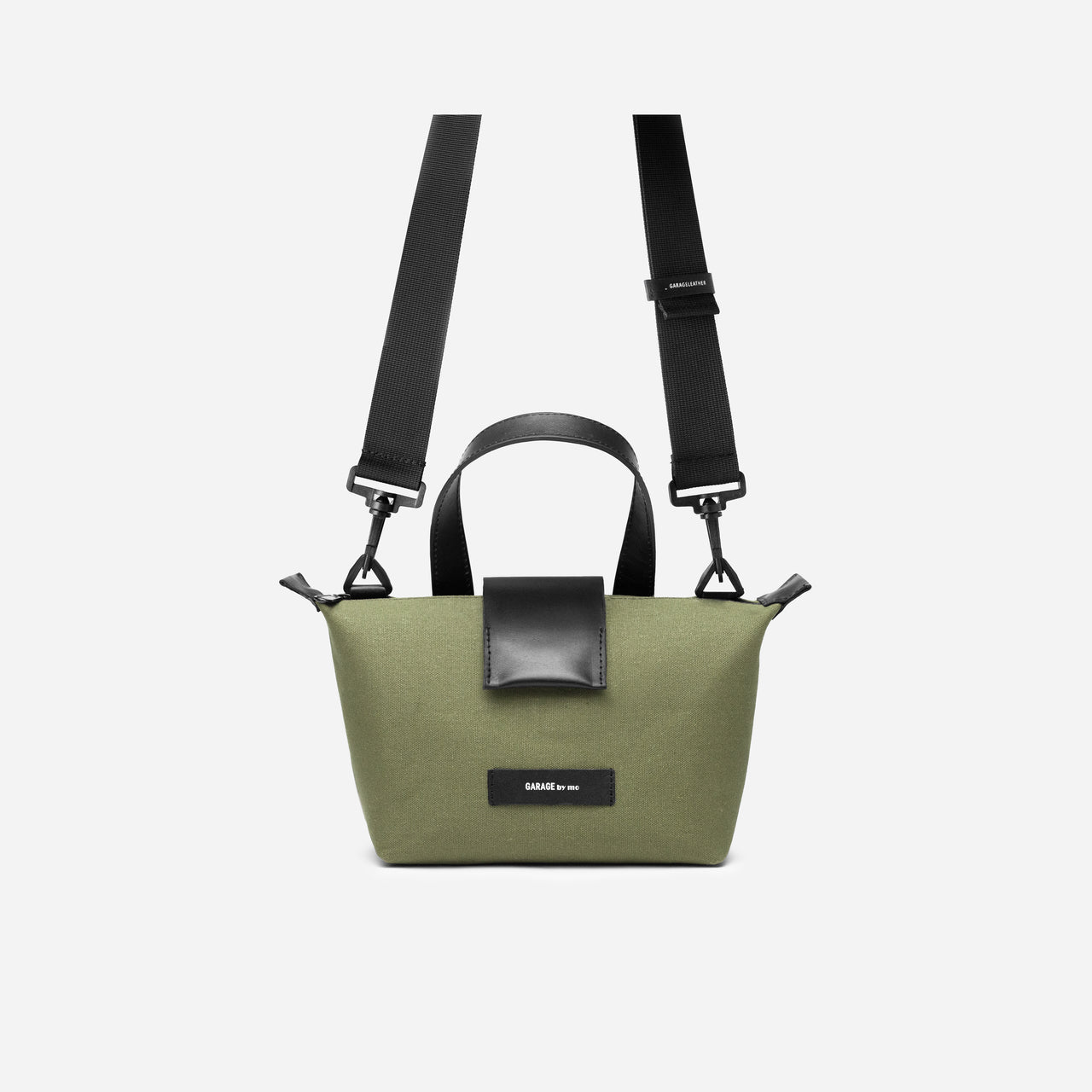 HAND TO CROSS MINI BAG . KHAKI