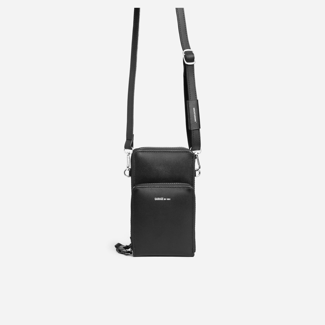 MULTI-POCKET CROSSBODY BAG . BLACK
