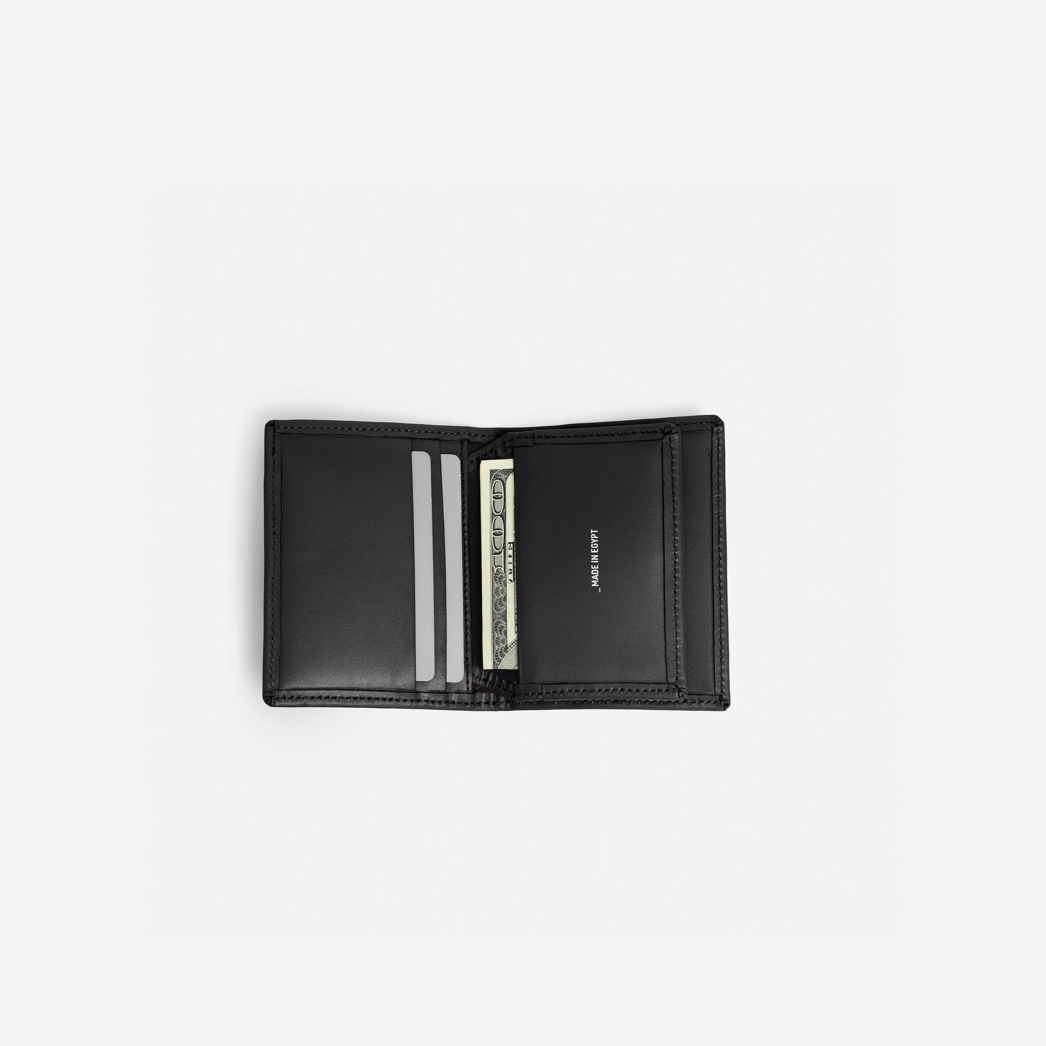 MULTI POCKET CARD WALLET . BLACK • GARAGE BY MO