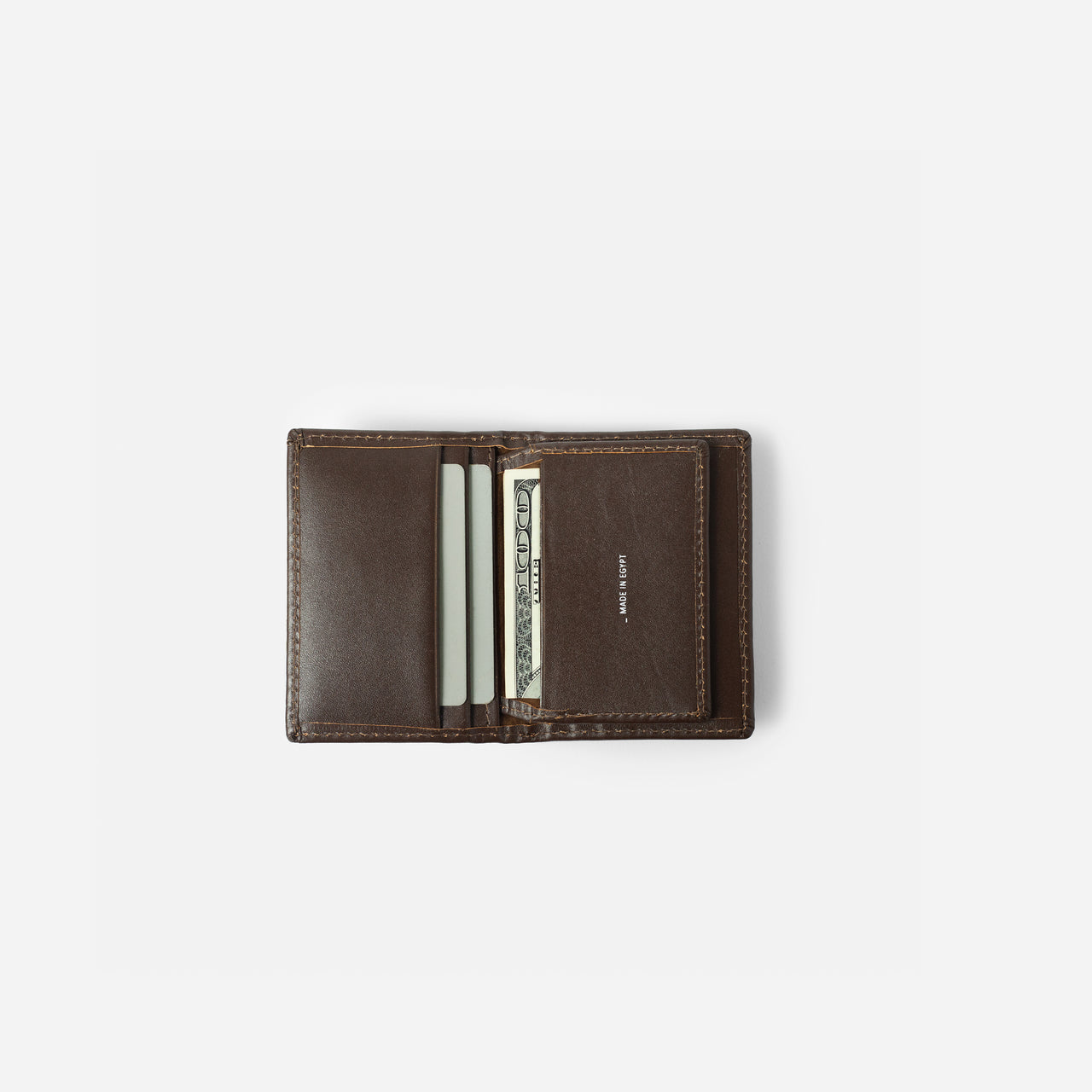 MULTI POCKET CARD WALLET . BROWN