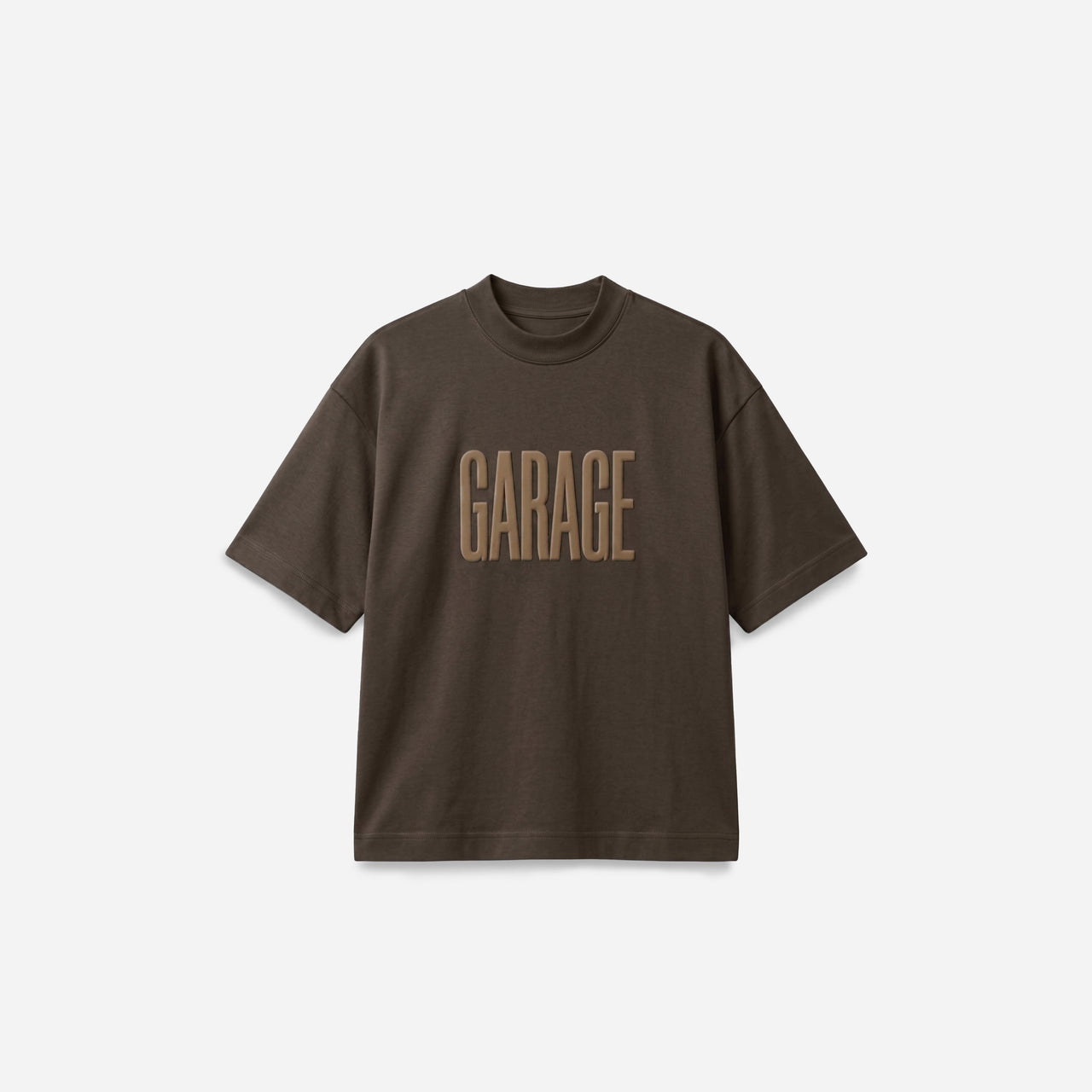 OVERSIZE T-SHIRT . BROWN