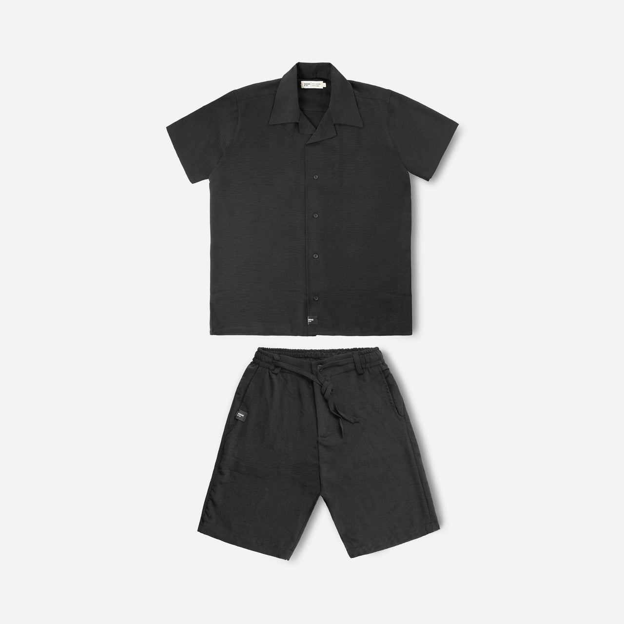 SHORTS AND SHIRTS PYJAMAS . BLACK